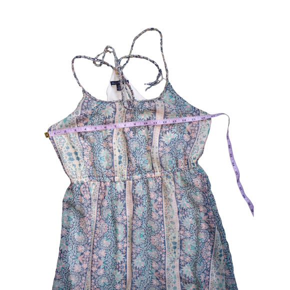 American Eagle Paisley Boho Print Maxi Dress - sheer and flowy - size M - Picture 16 of 16